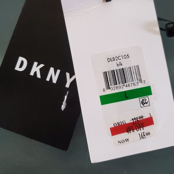 DKNY Faux-fur-trim Puffer Coat - Black - L - Picture 11 of 11